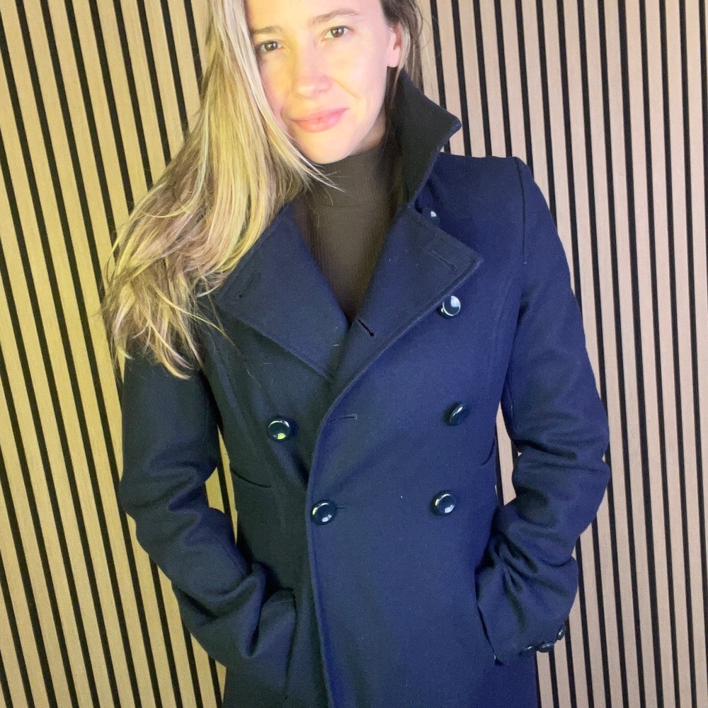 PEACOAT WINTER NAVY BLUE!